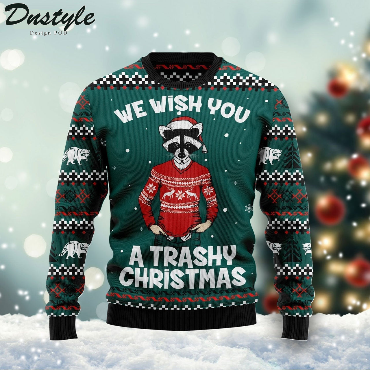 A Trashy Christmas Ugly Christmas Yall Ugly Christmas Sweater