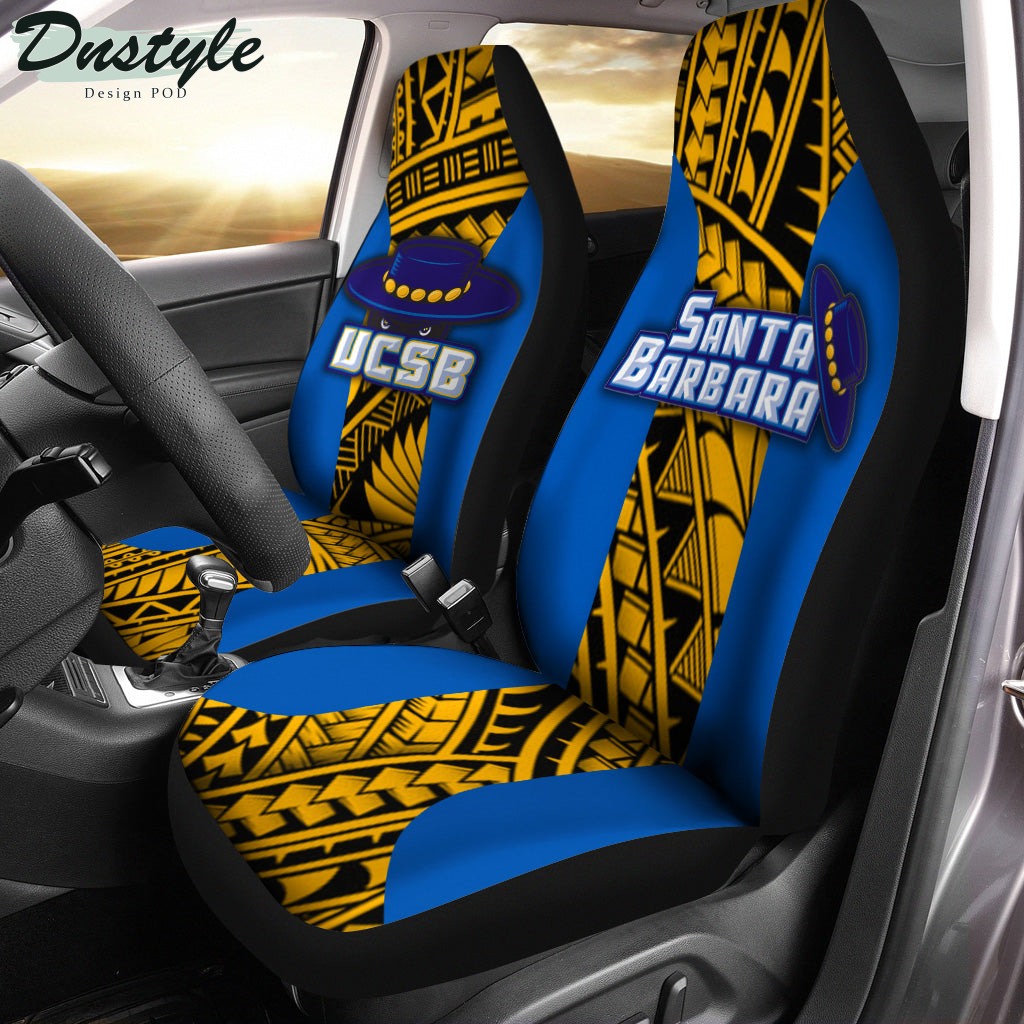 UC Santa Barbara Gauchos Polynesian Car Seat Cover