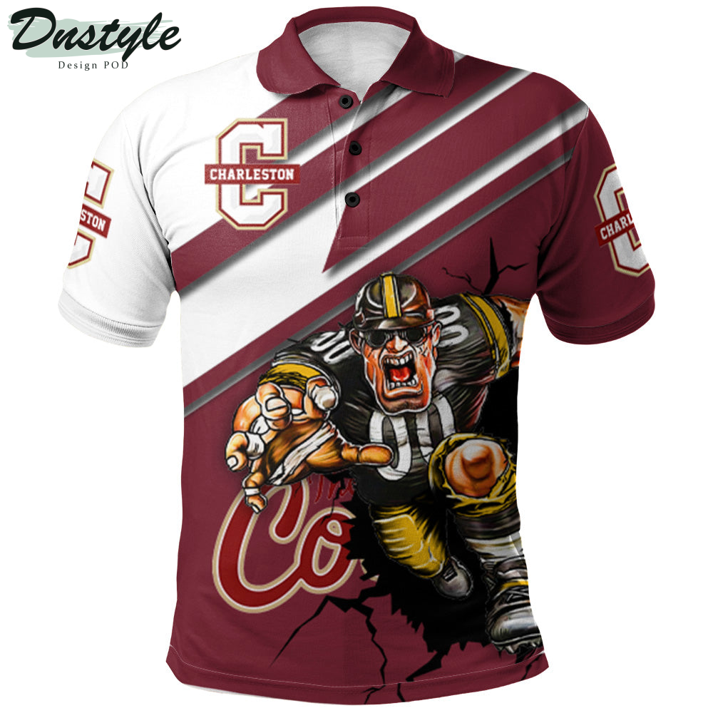 College of Charleston Cougars Mascot Polo Shirt