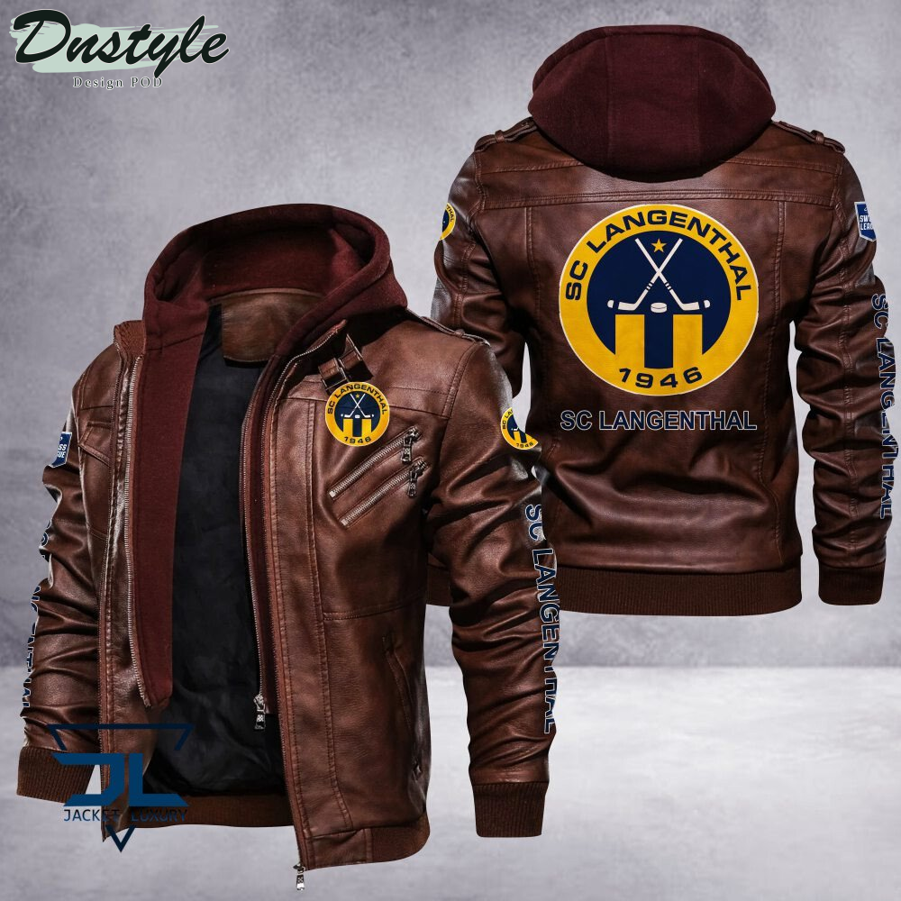 SC Langenthal leather jacket