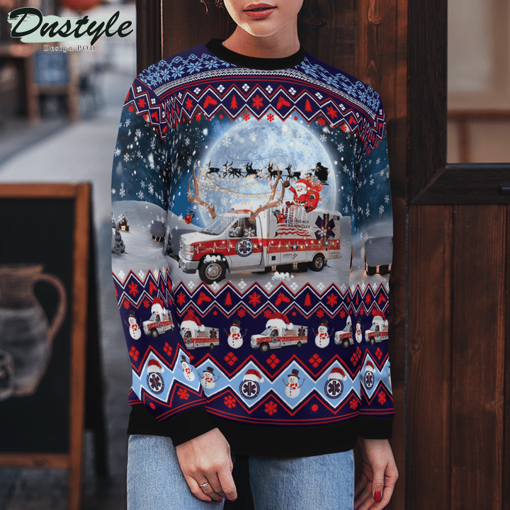 Cape Girardeau CTC EMS Ugly Merry Christmas Sweater