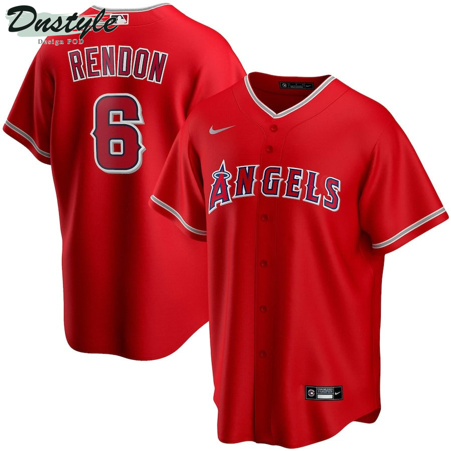 Men's Los Angeles Angels Anthony Rendon Nike Red Alternate Replica Player Name Jersey