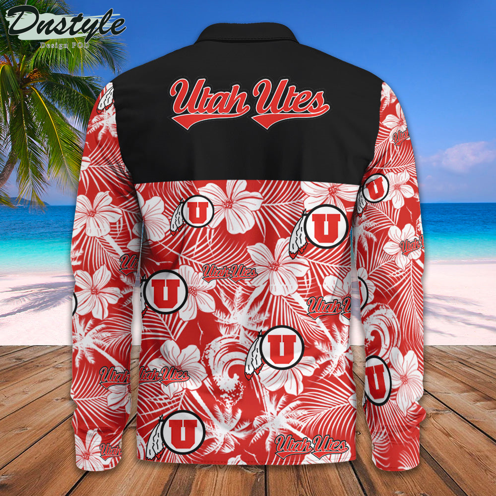 Utah Utes Long Sleeve Button Down Shirt
