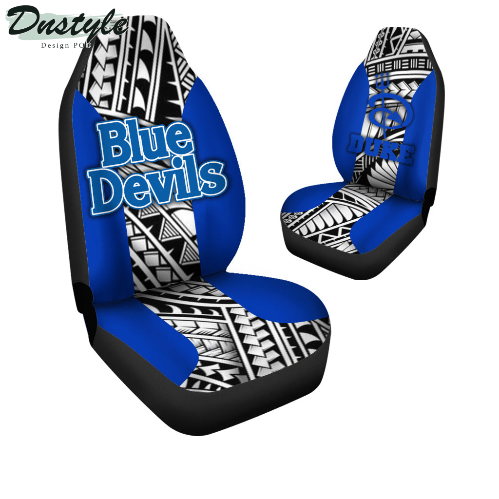 Duke Blue Devils Polynesian Car Seat Cover