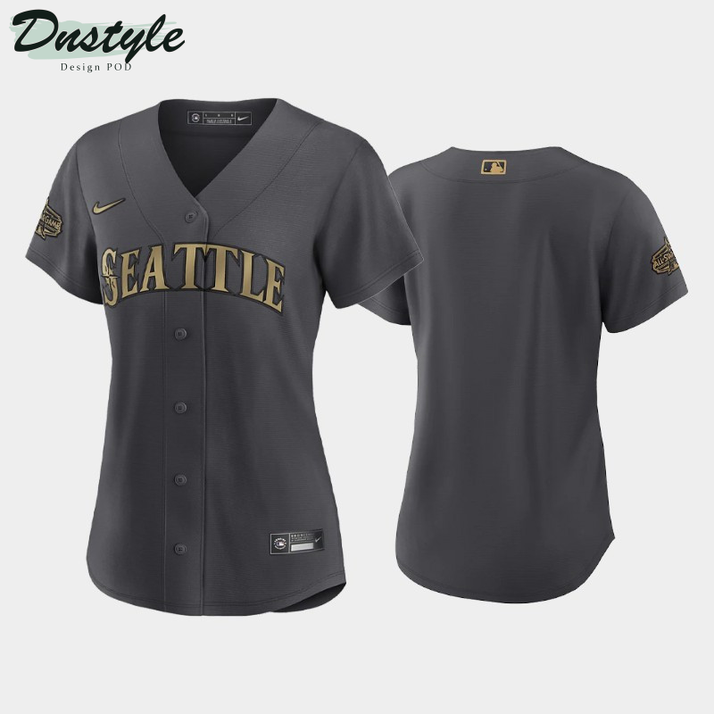 Women's Seattle Mariners 2022 MLB All-Star Game Charcoal Jersey