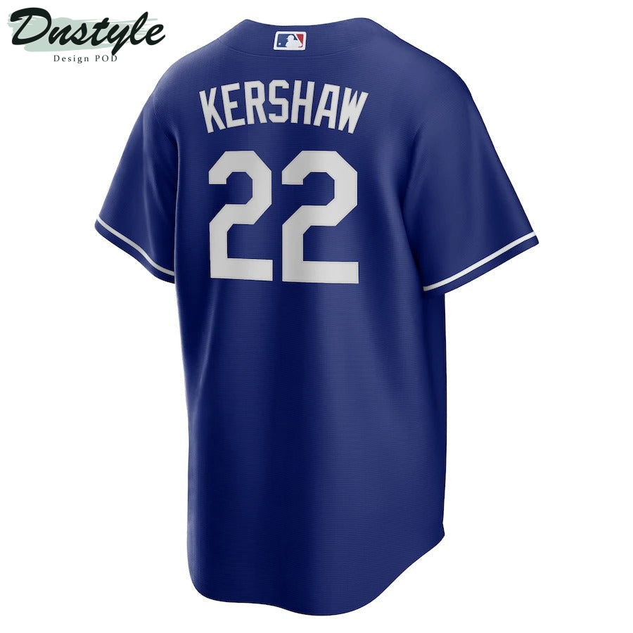 Men's Los Angeles Dodgers Clayton Kershaw Nike Royal Alternate Replica Player Name Jersey