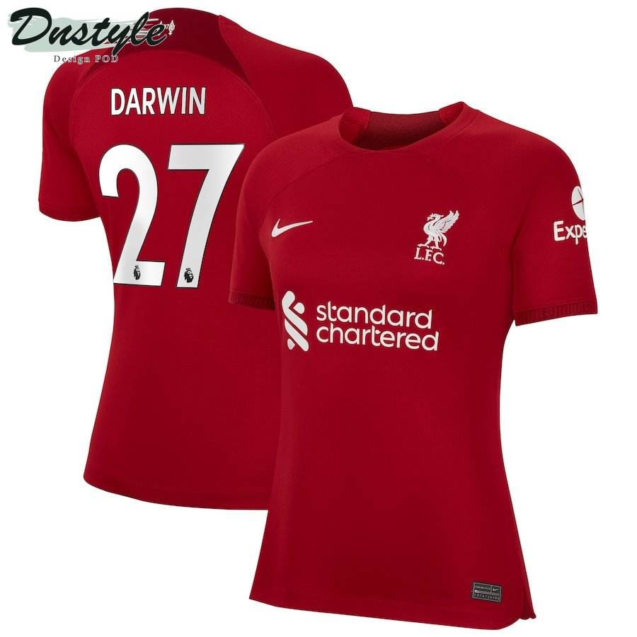 Darwin Nunez #27 Liverpool Women 2022/23 Home Player Jersey – Red