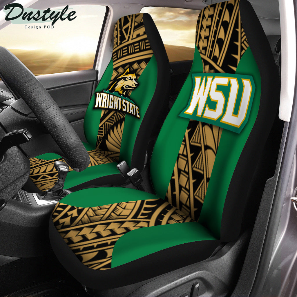 Wright State Raiders Polynesian Car Seat Cover