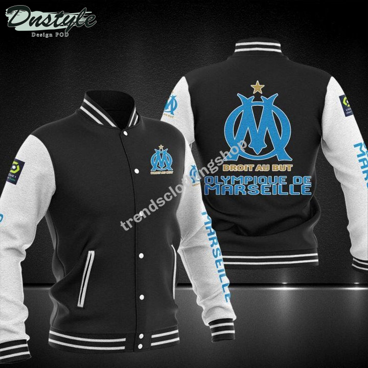 Olympique de Marseille Baseball Jacket