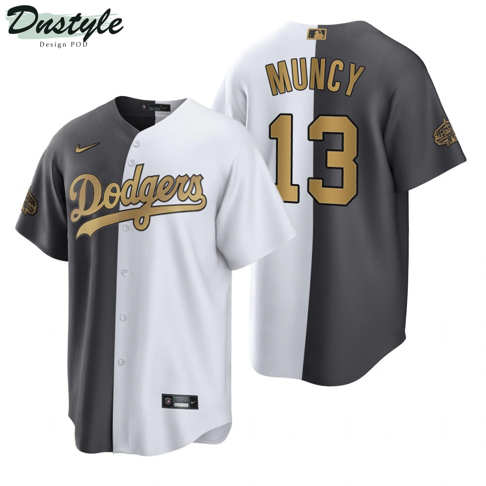 Los Angeles Dodgers Max Muncy White Charcoal 2022 All-Star Game Split Jersey