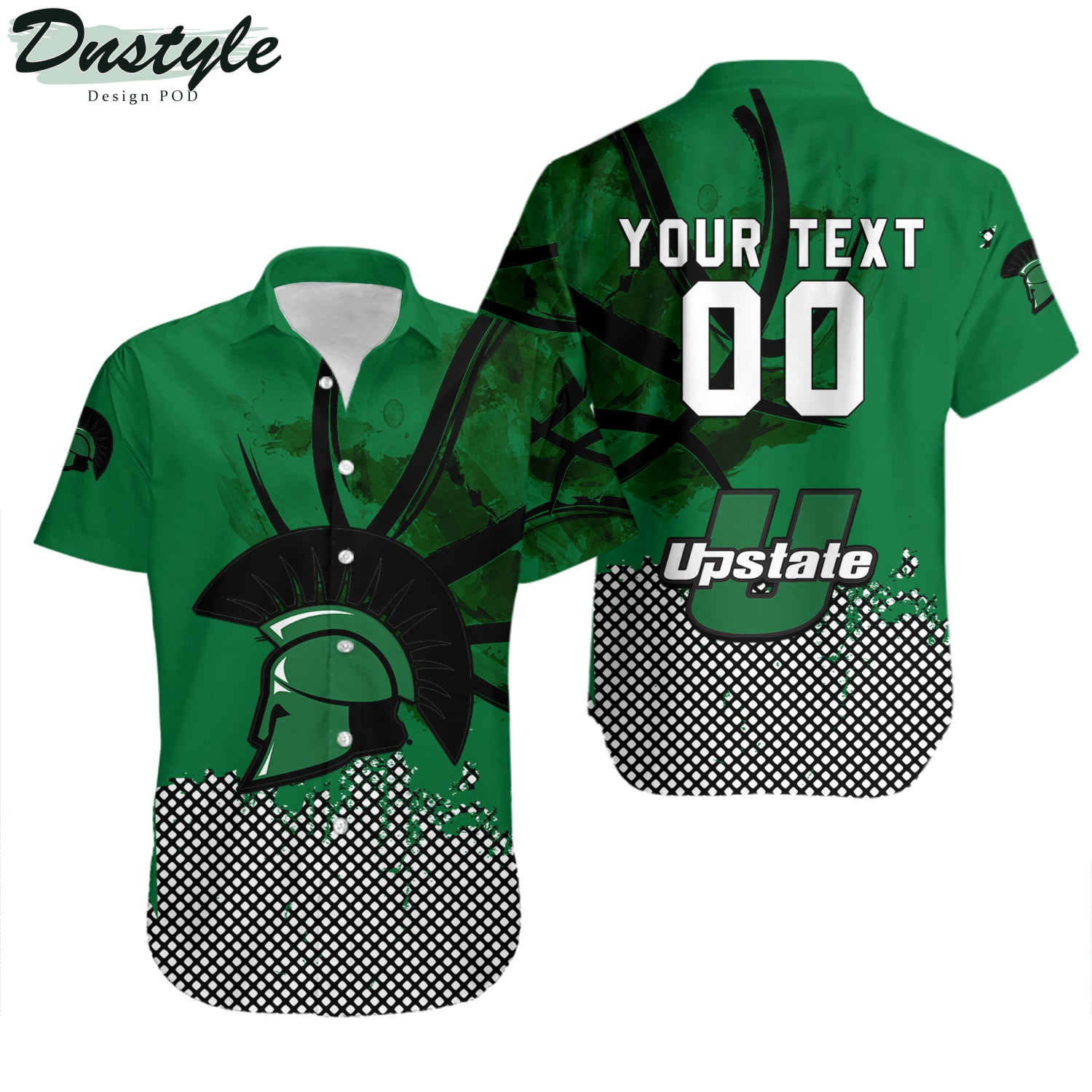 USC Upstate Spartans Basketball Net Grunge Pattern Hawaii Shirt