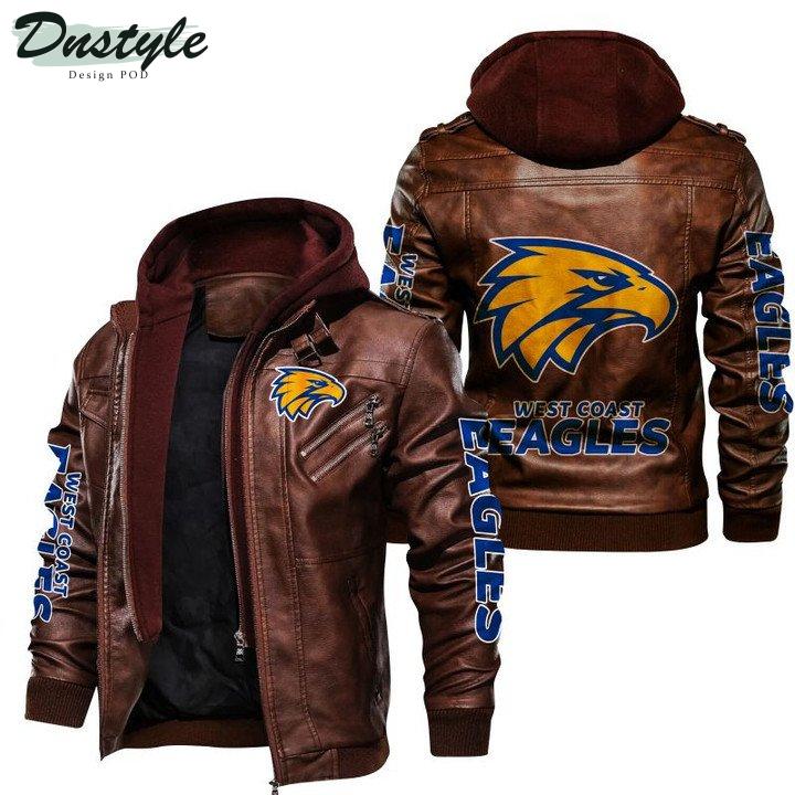 West Coast Eagles Leather Jacket