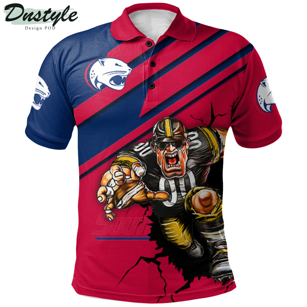 South Alabama Jaguars Mascot Polo Shirt