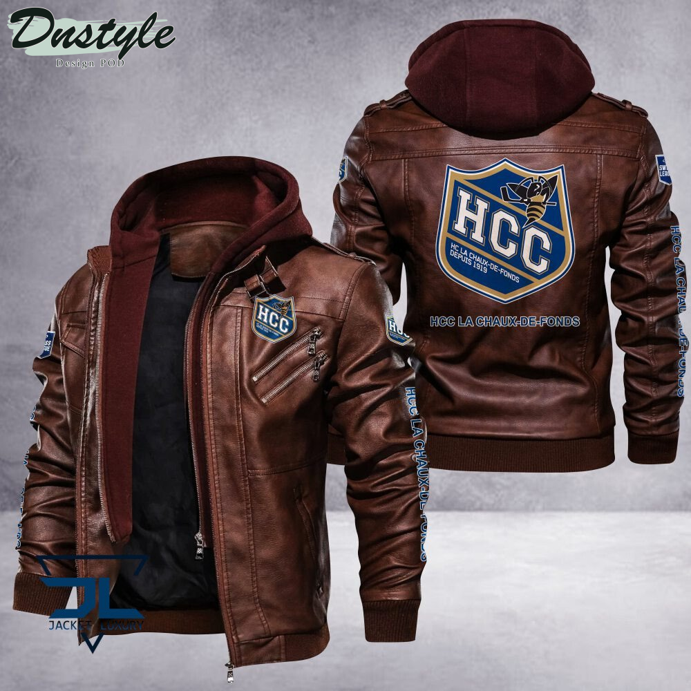 HC La Chaux-de-Fonds leather jacket