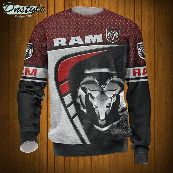 Ram all over print 3d hoodie t-shirt