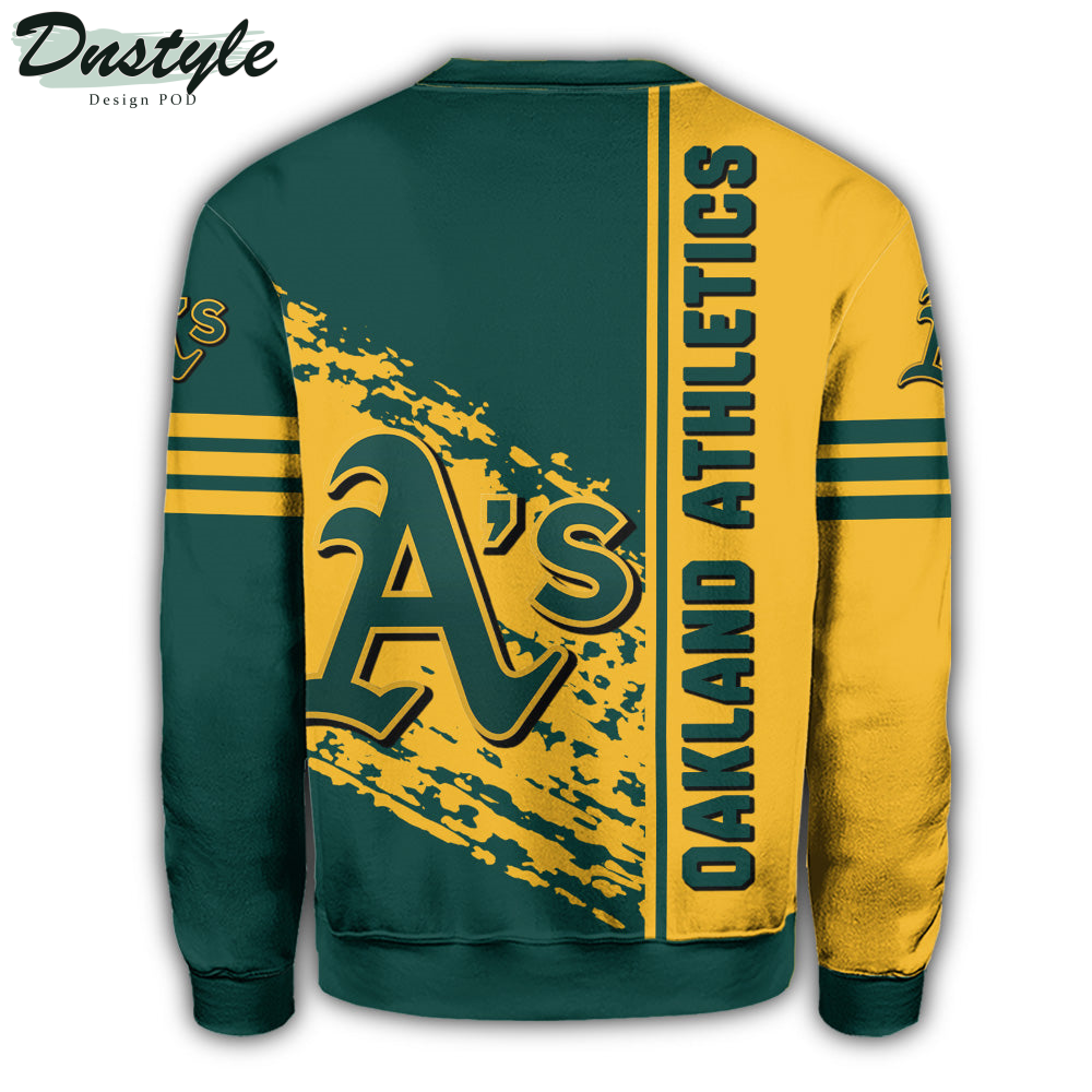 Oakland Athletics MLB Quarter Style Sweatshirt