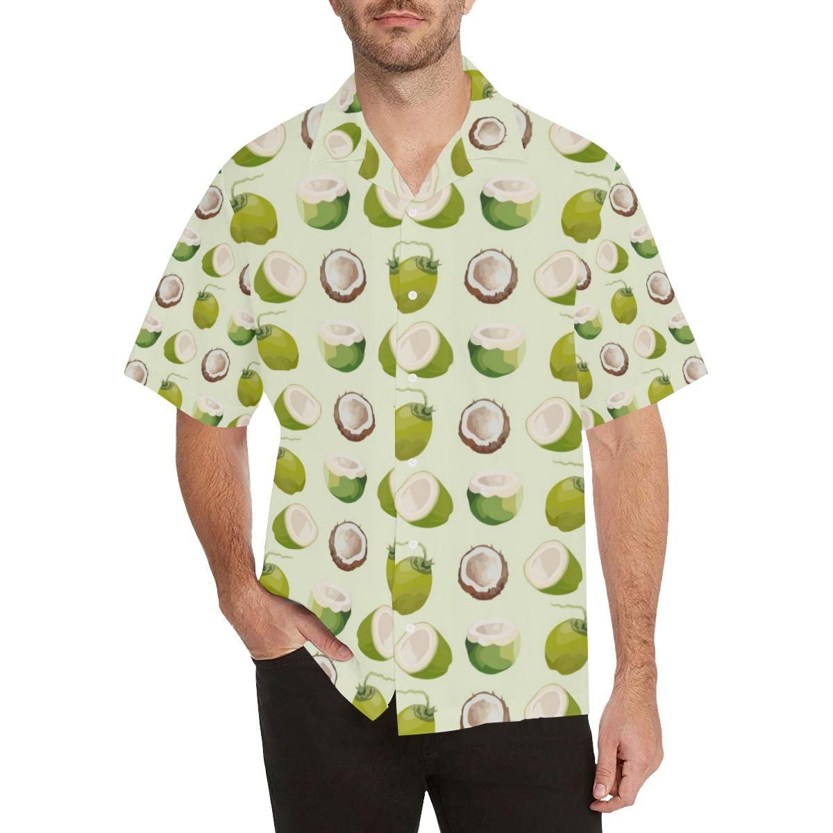 Coconut Tropical Hawaiian Shirt