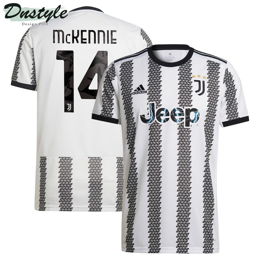 Weston McKennie #14 Juventus Men 2022/23 Home Jersey - White