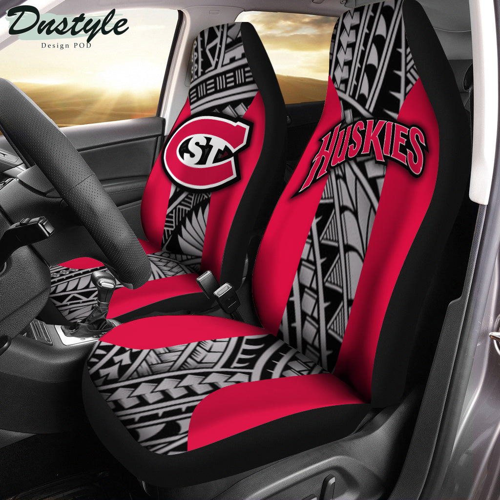 St. Cloud State Huskies Polynesian Car Seat Cover