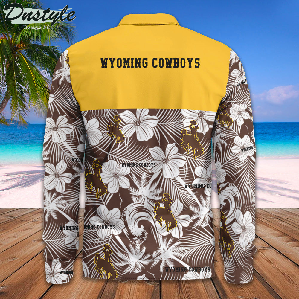 Wyoming Cowboys Long Sleeve Button Down Shirt
