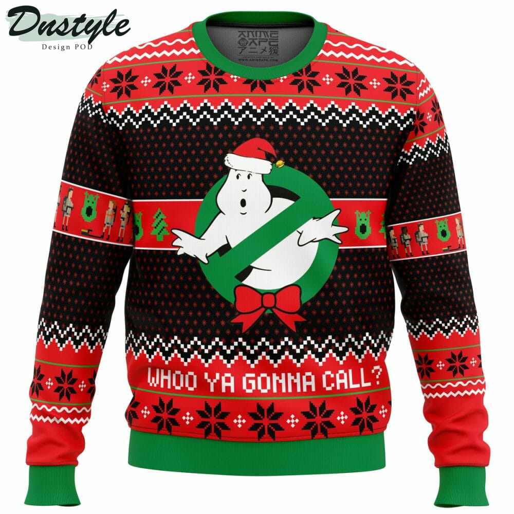 Who you gonna call Ghostbusters Christmas Sweater