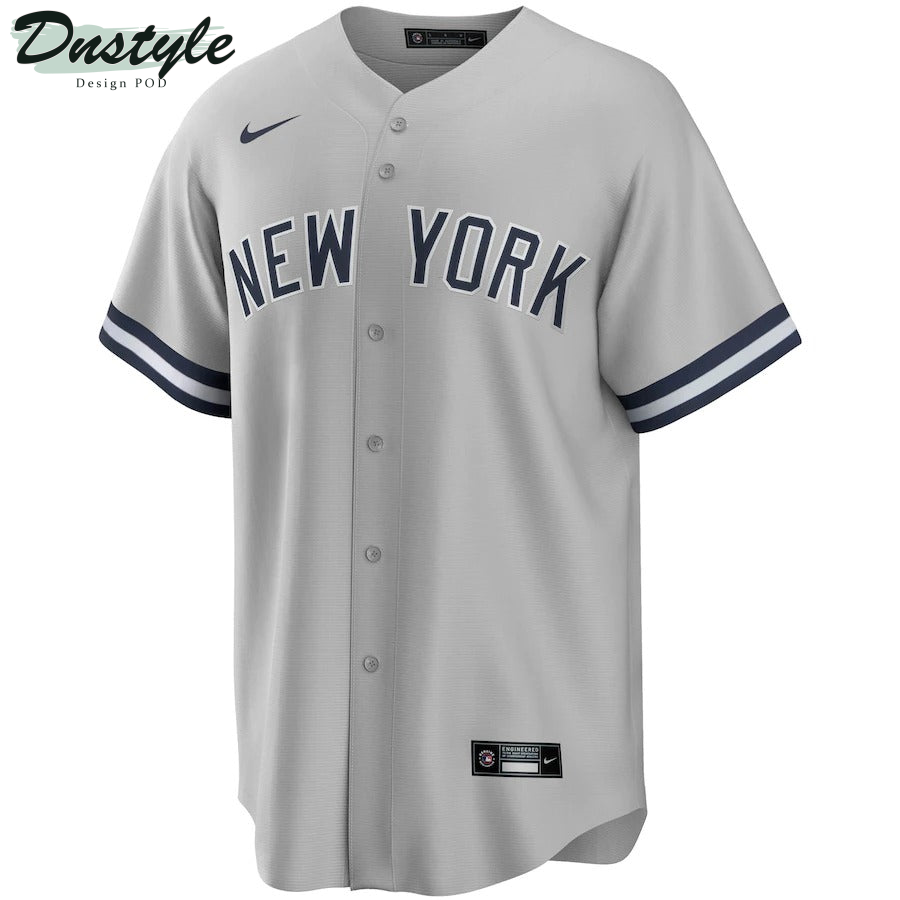 Men's New York Yankees Aaron Judge Nike Gray Road Replica Player Name Jersey