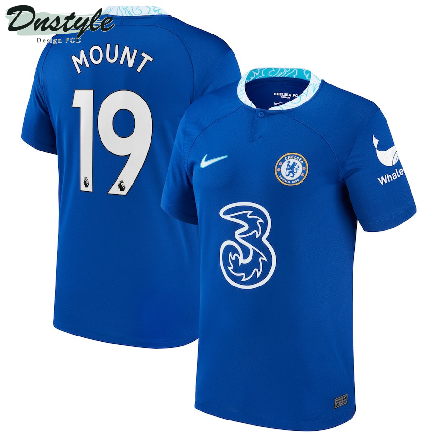 Mason Mount #19 Chelsea 2022/23 Home Player Jersey - Blue