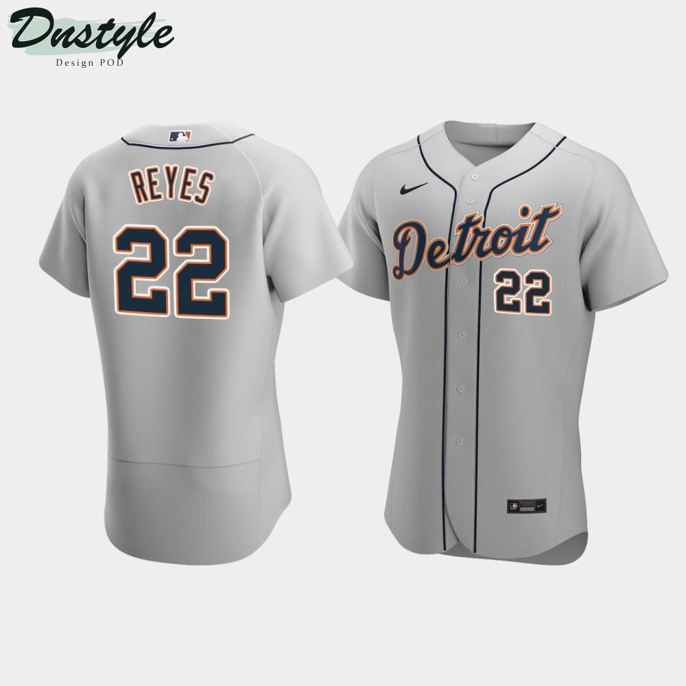 Victor Reyes #22 Detroit Tigers Gray Road Jersey MLB Jersey