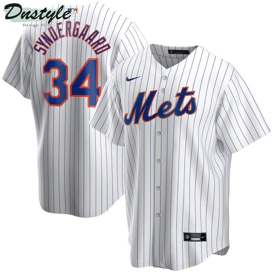 Men's New York Mets Noah Syndergaard Nike White Home Replica Player Name Jersey