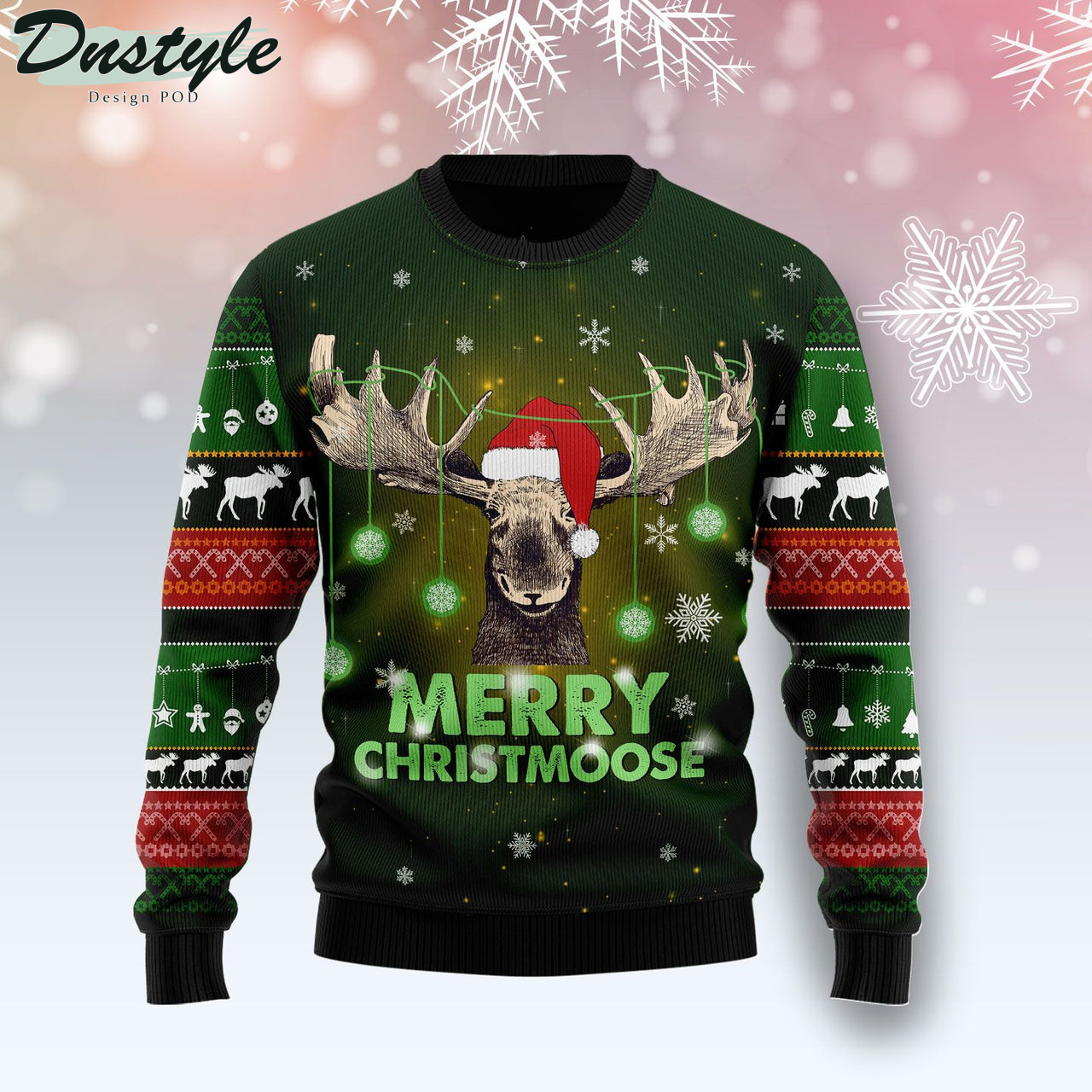 Merry ChristMoose Ugly Christmas Sweater