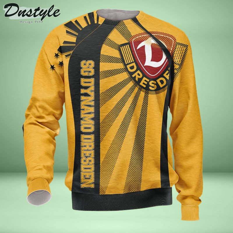 SG Dynamo Dresden Allover bedrucktes Hoodie-T-Shirt
