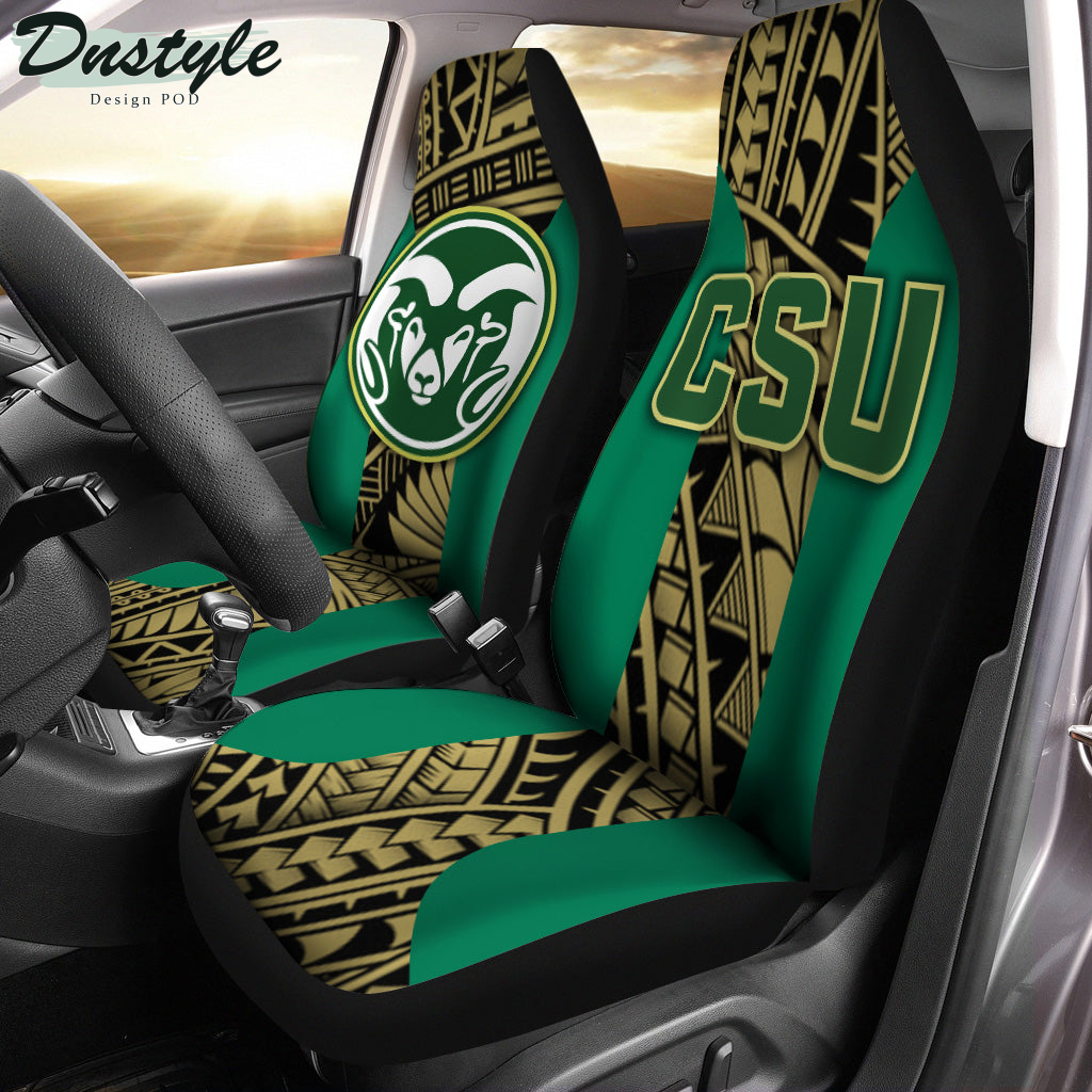 Colorado State Rams Polynesian Car Seat Cover