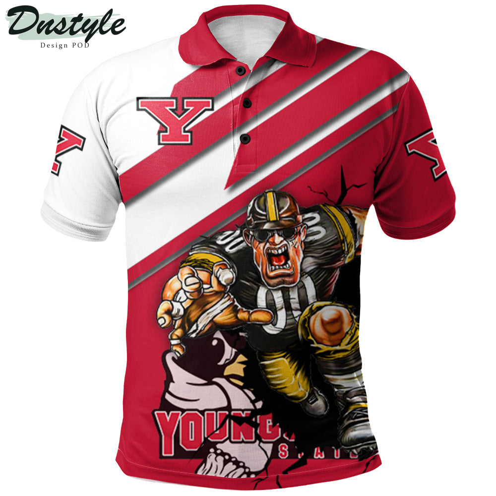 Youngstown State Penguins Mascot Polo Shirt