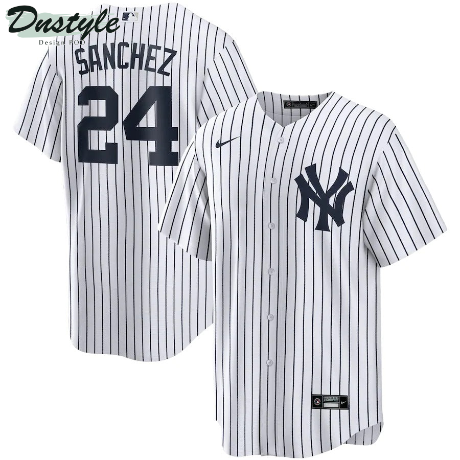 Men's New York Yankees Gary Sanchez Nike White Home Replica Player Name Jersey