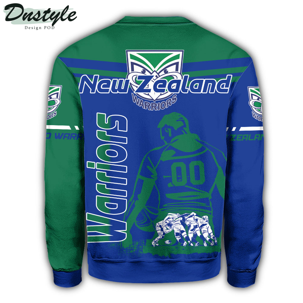 New Zealand Warriors Sweatshirt NRL Pentagon Style Personalized