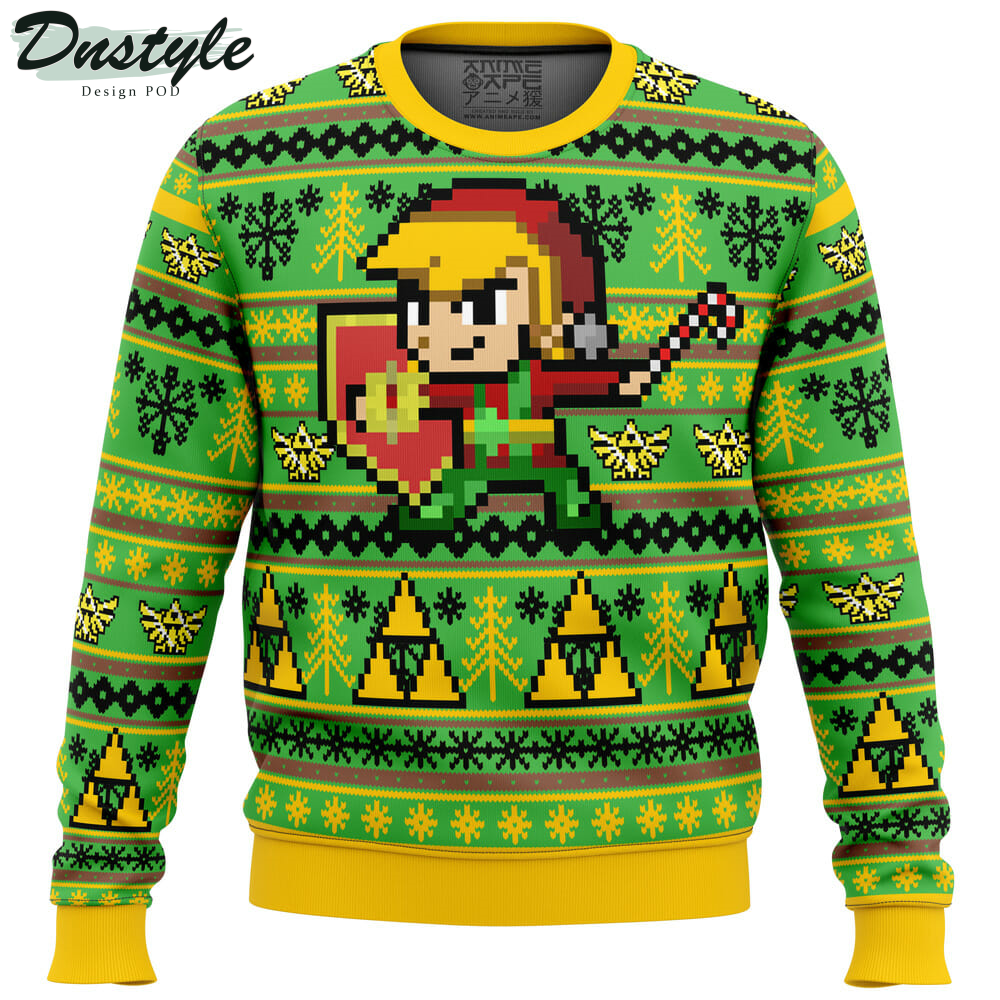 Zelda Holiday Link Ugly Christmas Sweater