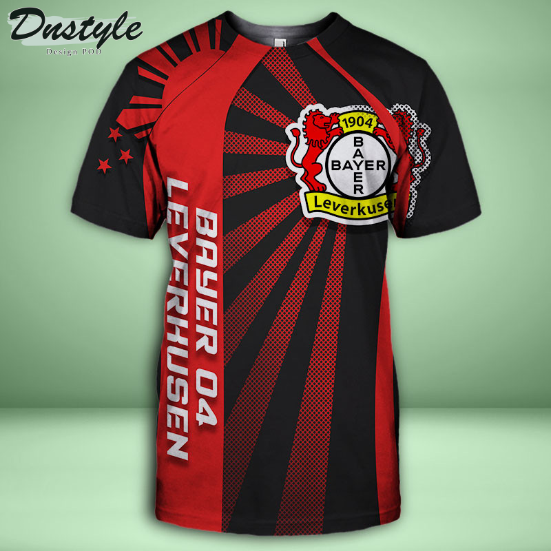 Bayer 04 Leverkusen Allover bedrucktes Hoodie-T-Shirt