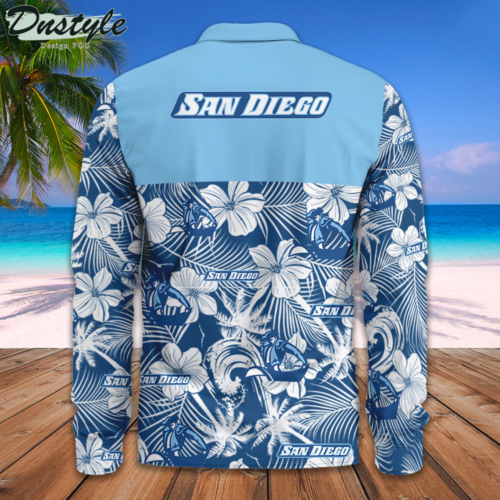 San Diego Toreros Long Sleeve Button Down Shirt