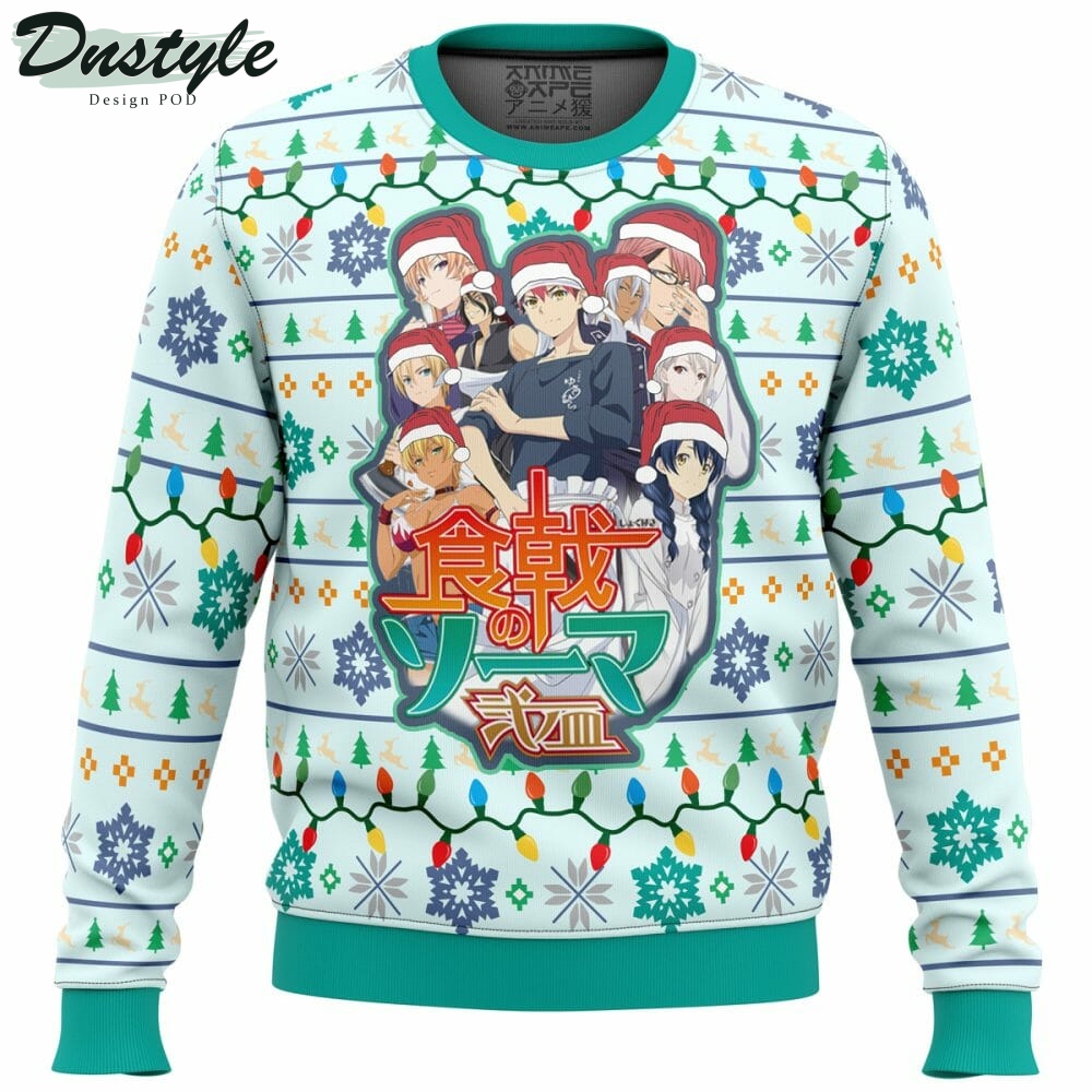 Food Wars Fight to Conquer Ugly Christmas Sweater