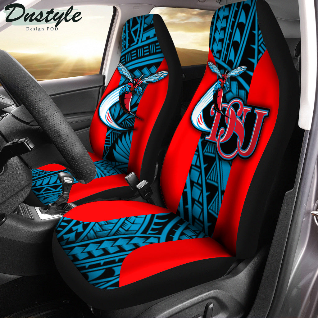 Delaware State Hornets Polynesian Car Seat Cover