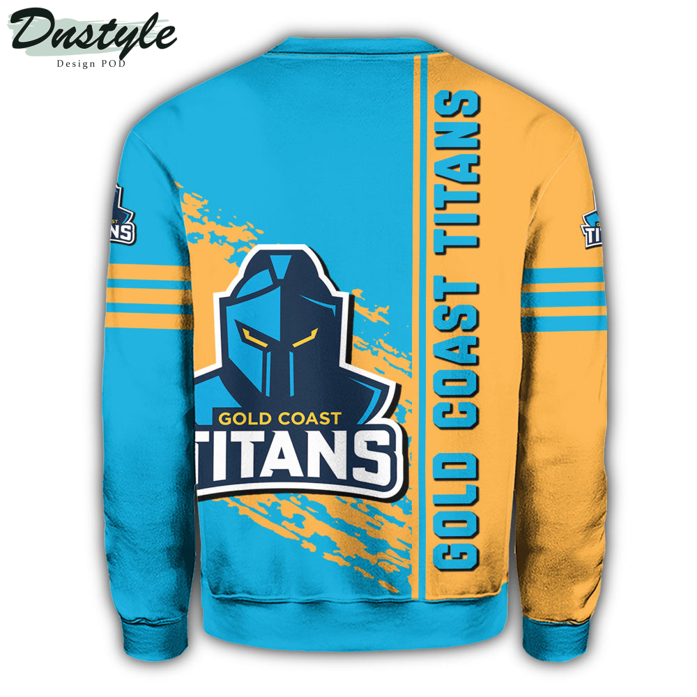 Gold Coast Titans NRL Quarter Style Sweatshirt