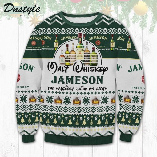 Walt Disney Jameson the happiness drink on earth ugly sweater