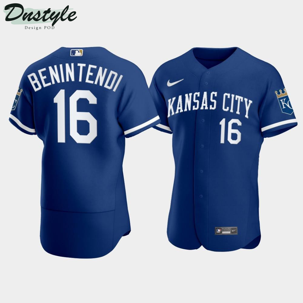Men's Kansas City Royals Andrew Benintendi #16 2022 Blue Jersey MLB Jersey