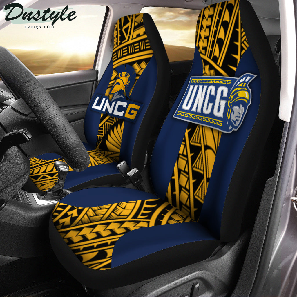 UNC Greensboro Spartans Polynesian Car Seat Cover