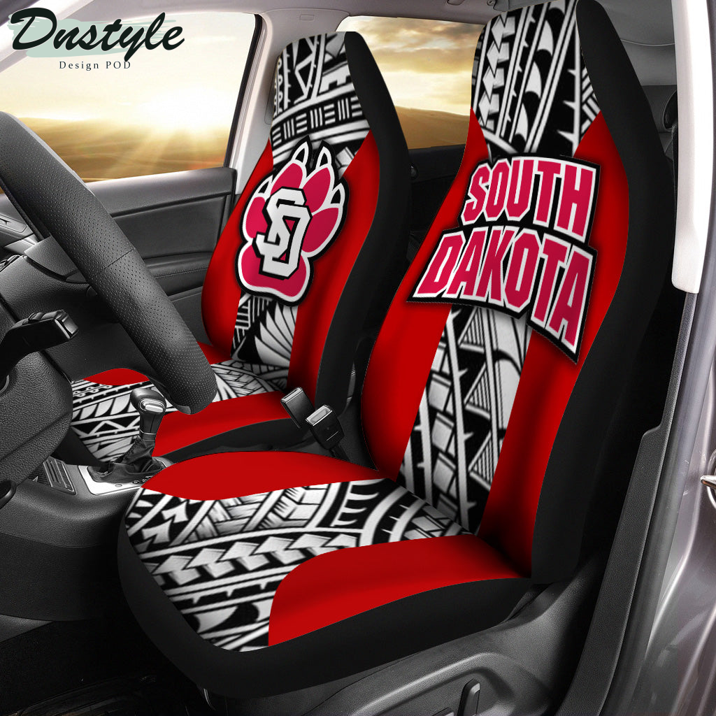 South Dakota Coyotes Polynesian Car Seat Cover