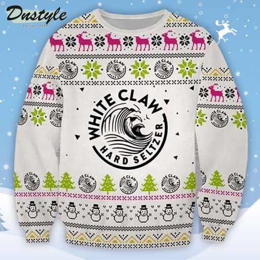 White Claw Hard Seltzer Christmas Ugly Sweater