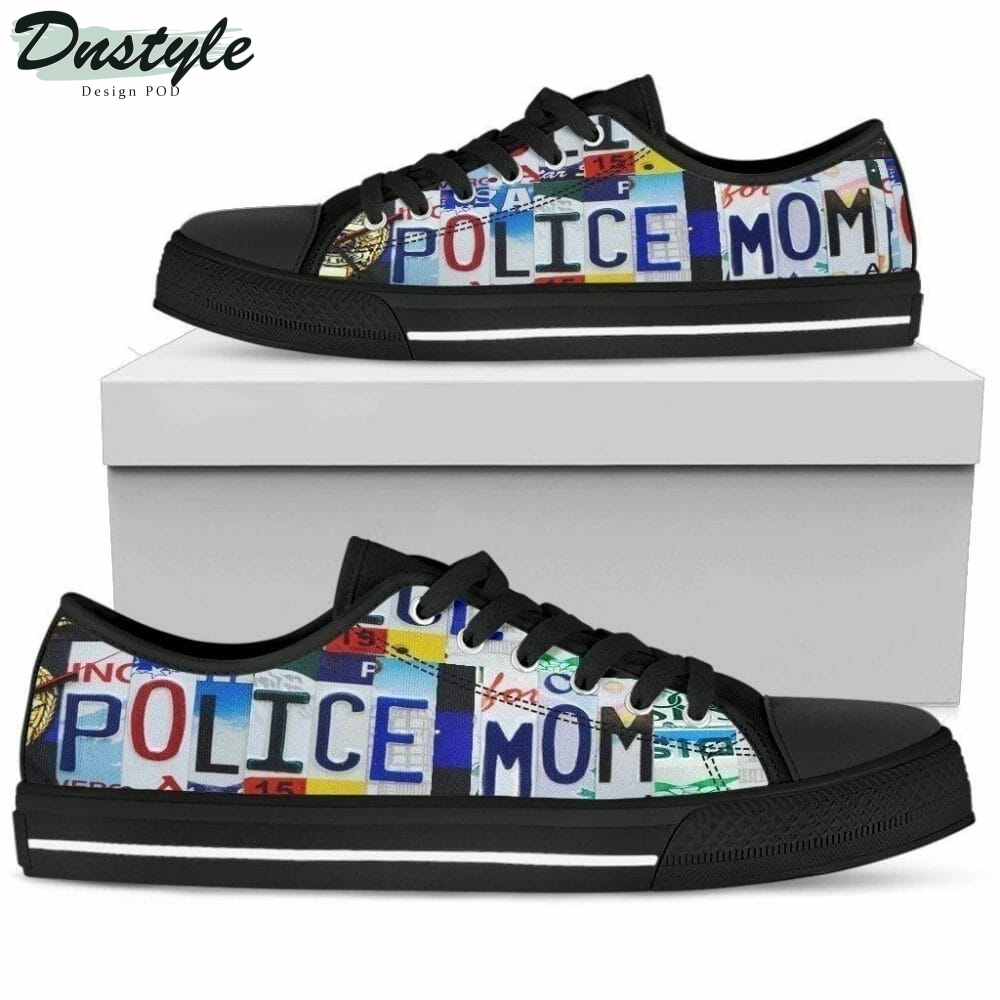 Police Mom Low Top Shoes Sneakers