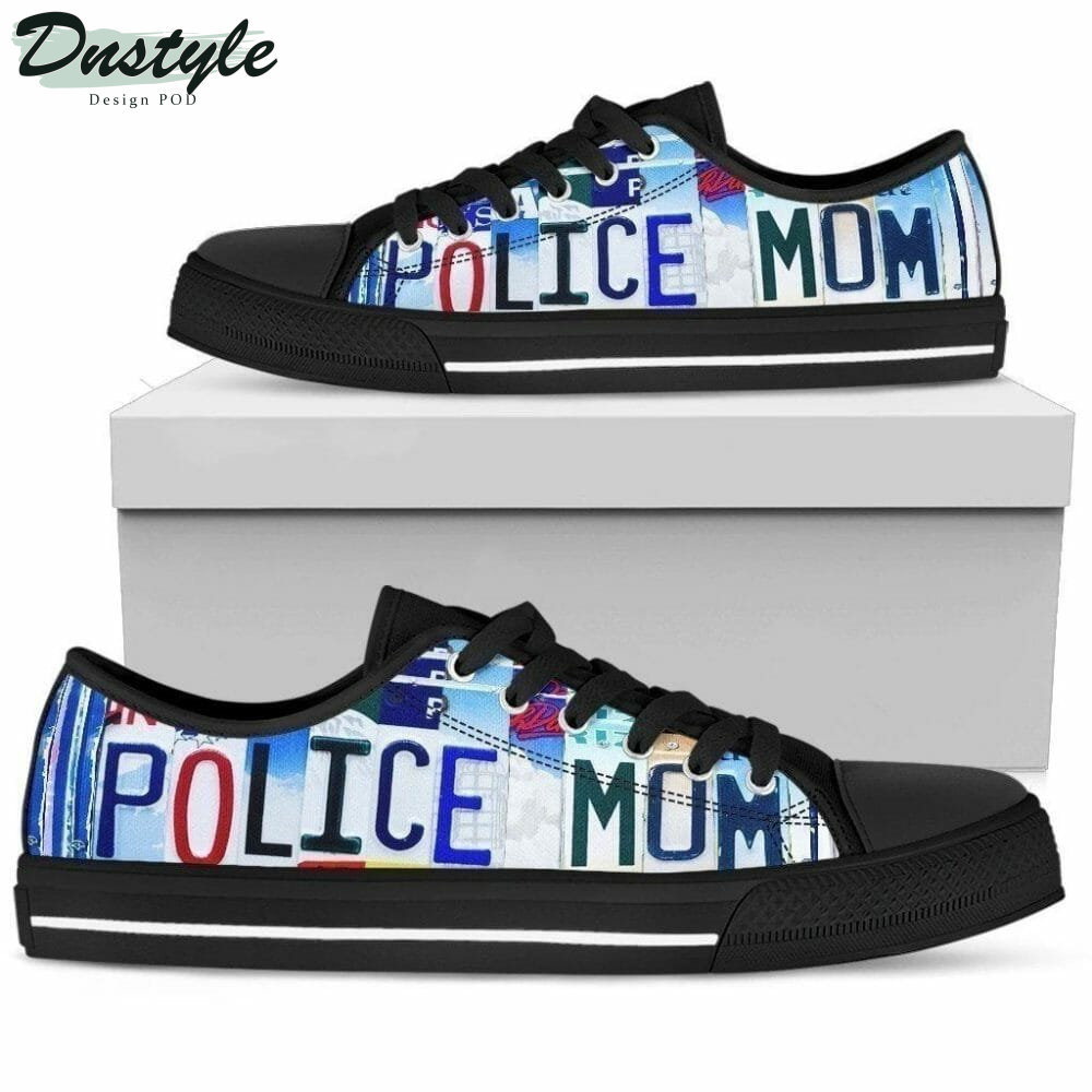 Police Mom Idea Low Top Shoes Sneakers