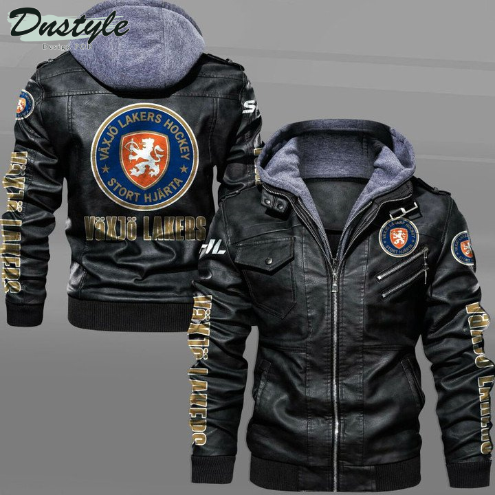 Vaxjo Lakers leather jacket