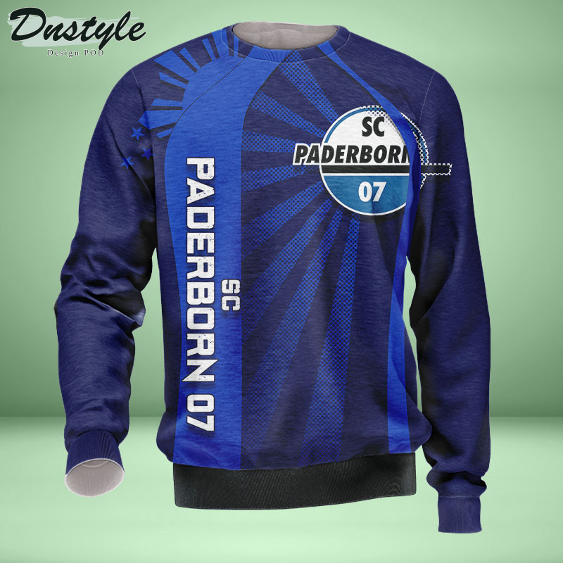 SC Paderborn 07 Allover bedrucktes Hoodie-T-Shirt